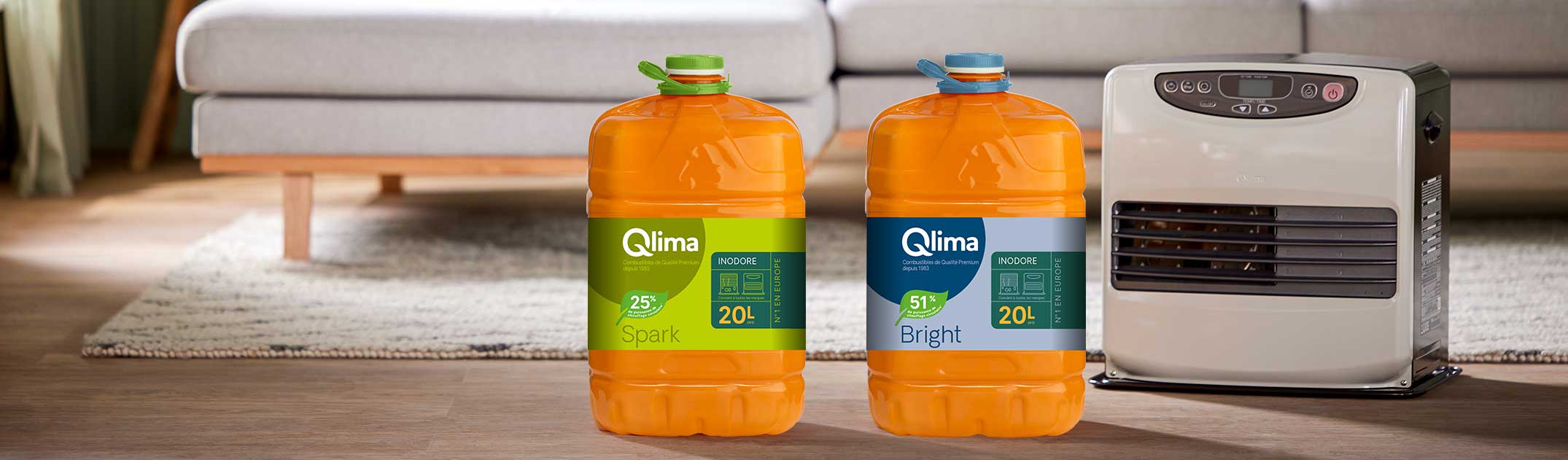 Les combustibles Qlima Bright et Spark – Un engagement durable