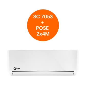 Climatiseur SC 7053 + 2x4 m + Installation & Mise en service