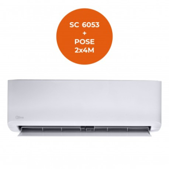 Climatiseur SC 6053 + 2x4 m + Installation & Mise en service