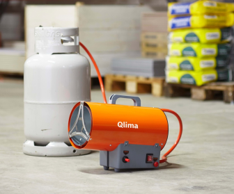 Chauffage de chantier gaz GFA 1015 avec détendeur gaz orange/gris FR